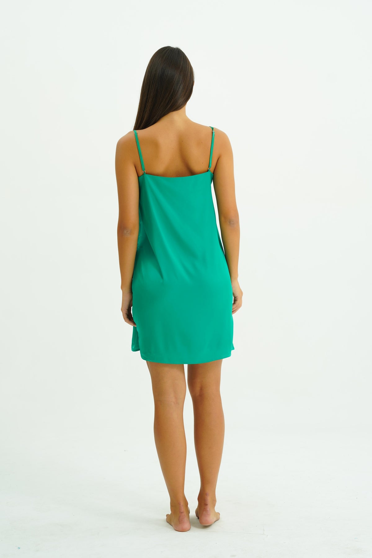 Emerald Aura - Saten Gecelik
