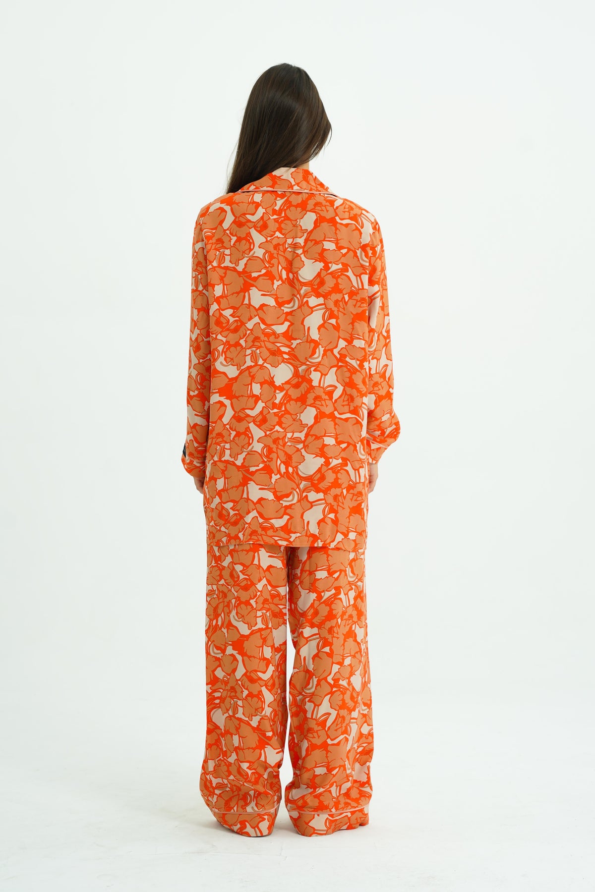 Solara Bloom – 4 Parça Viskon Pijama Seti