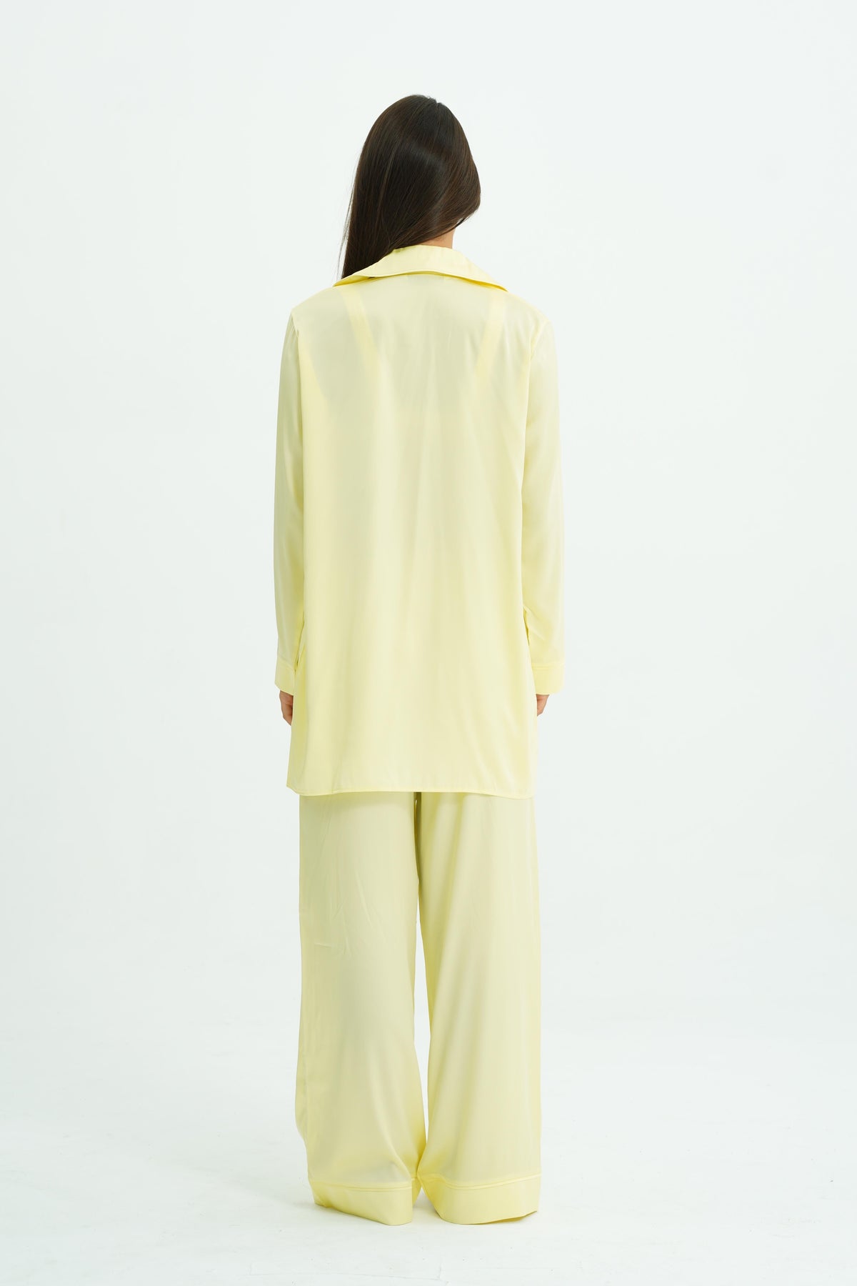 Limoncello – 4 Parça Saten Pijama Seti